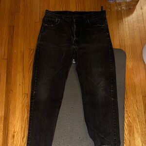 Levi's Women's Black Boyfriend Jeans